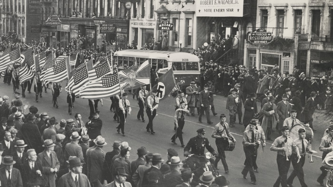 二战前吸引了数万成员的美国纳粹同情组织