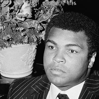 Muhammad Ali during a press conference in Chicago, Illinois on September 24, 1979. Photo: ST-19130551-0003, Chicago Sun-Times collection, Chicago History Museum