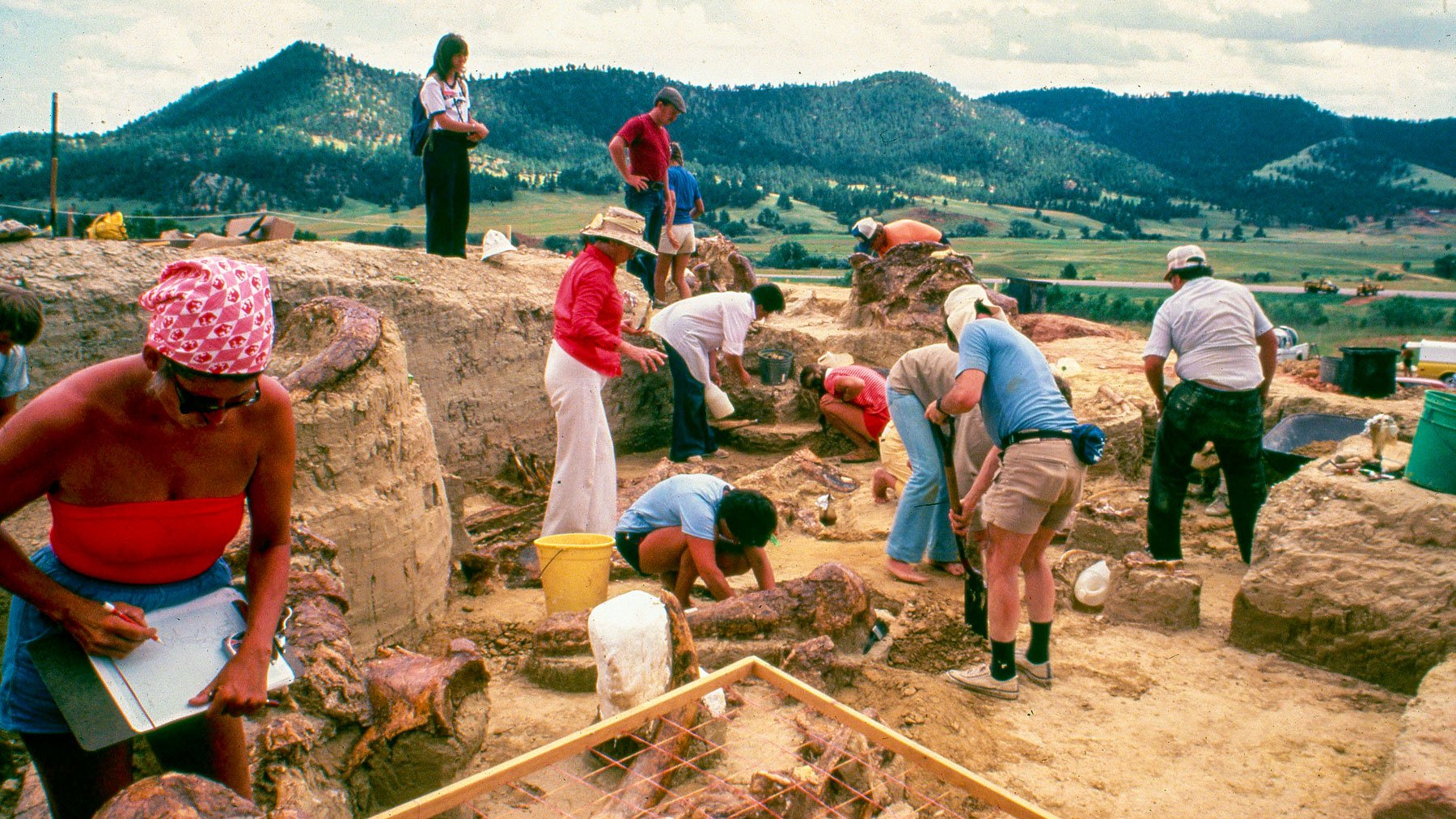 Mammoth site excavation