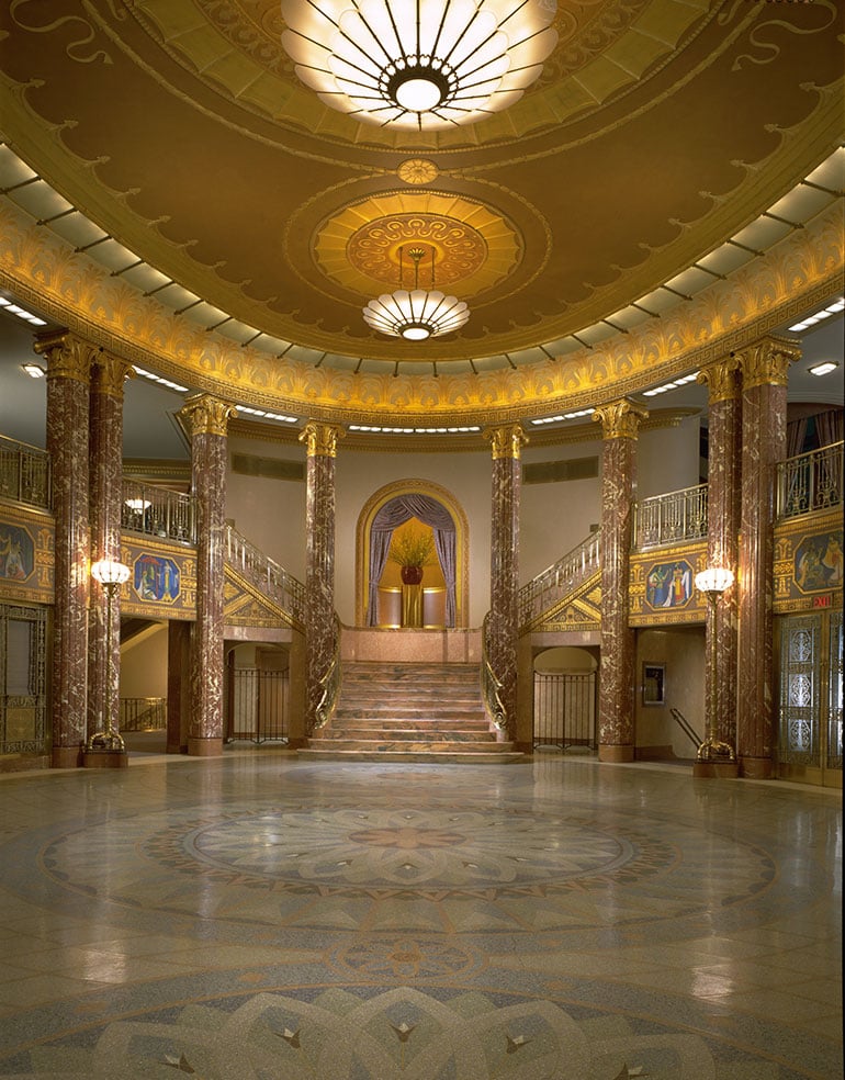Interior lobby and staircase
