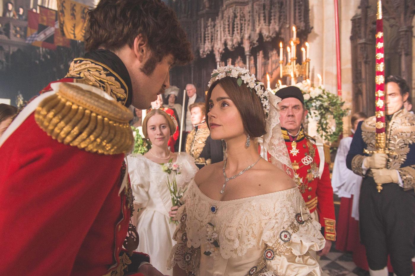 Prince Albert and Queen Victoria at their wedding. (ITV Plc)