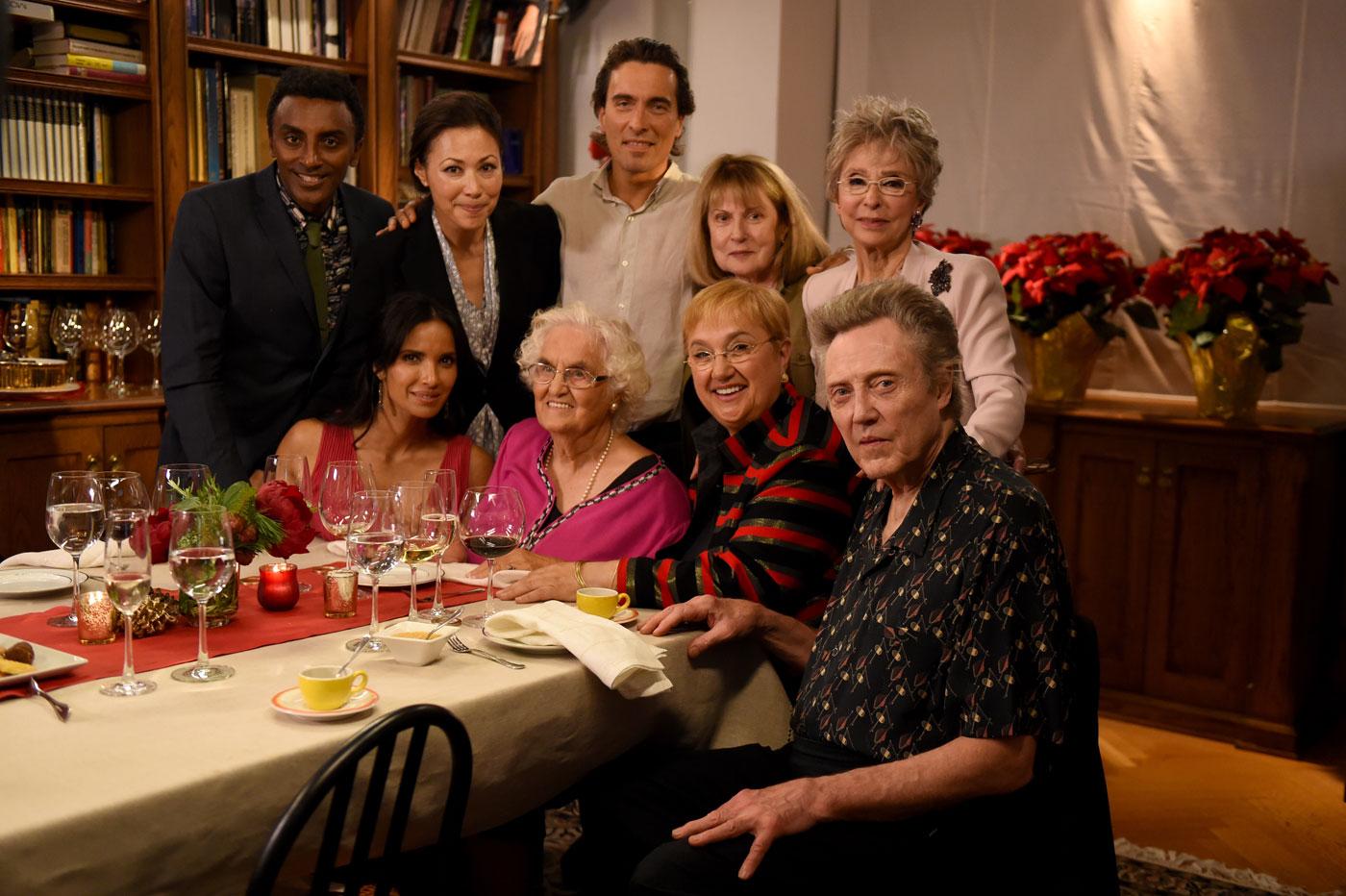 A Christmas meal at Lidia's table in Lidia Celebrates America: Home for the Holidays. (Courtesy of Meredith Nierman)