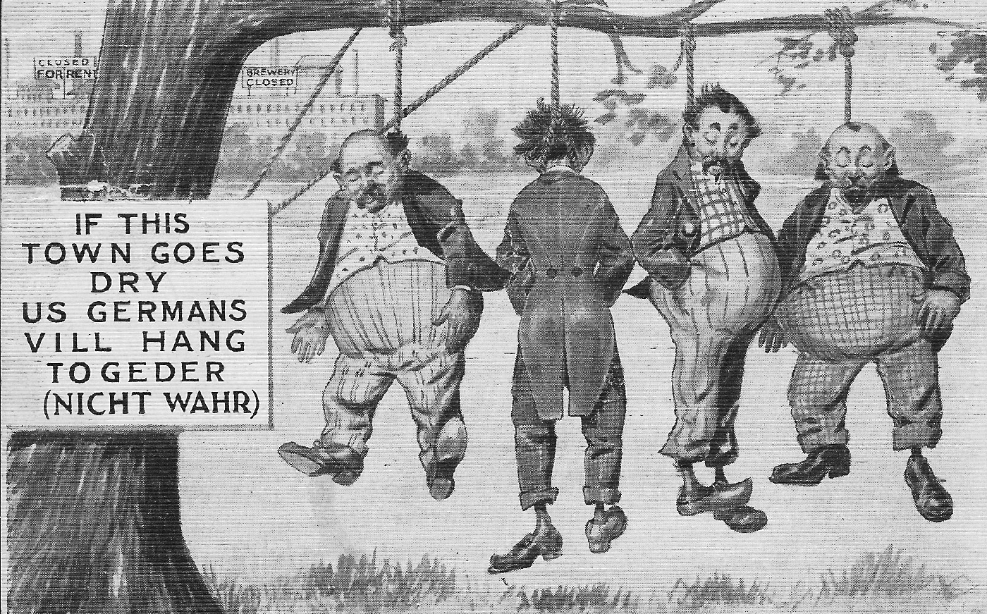 An anti-German cartoon from World War I. Image courtesy Joseph Gustaitis