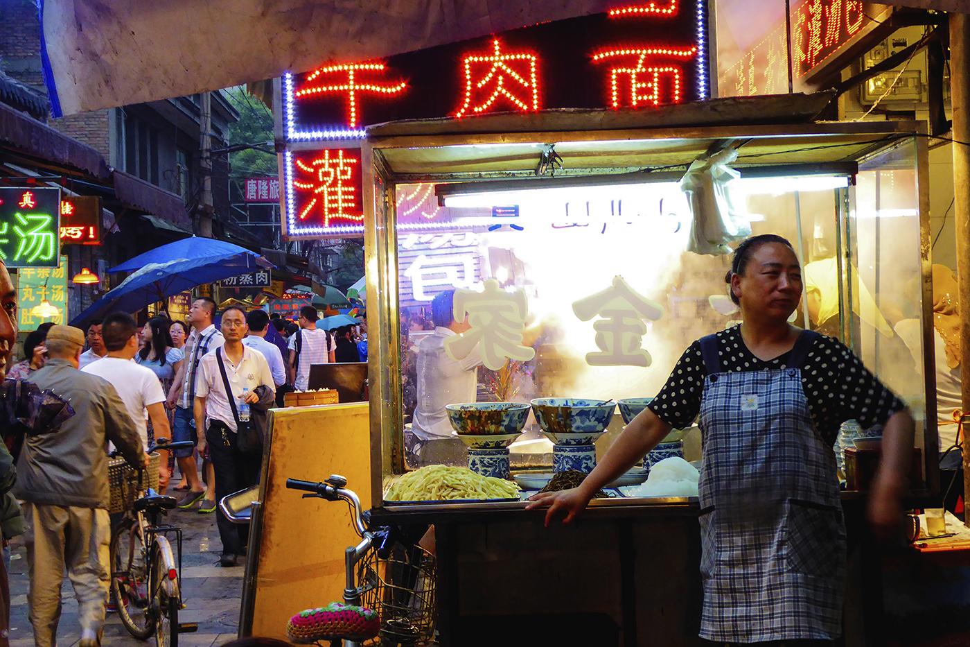 Street scene in Xi'an. Photo: Mick Duffield