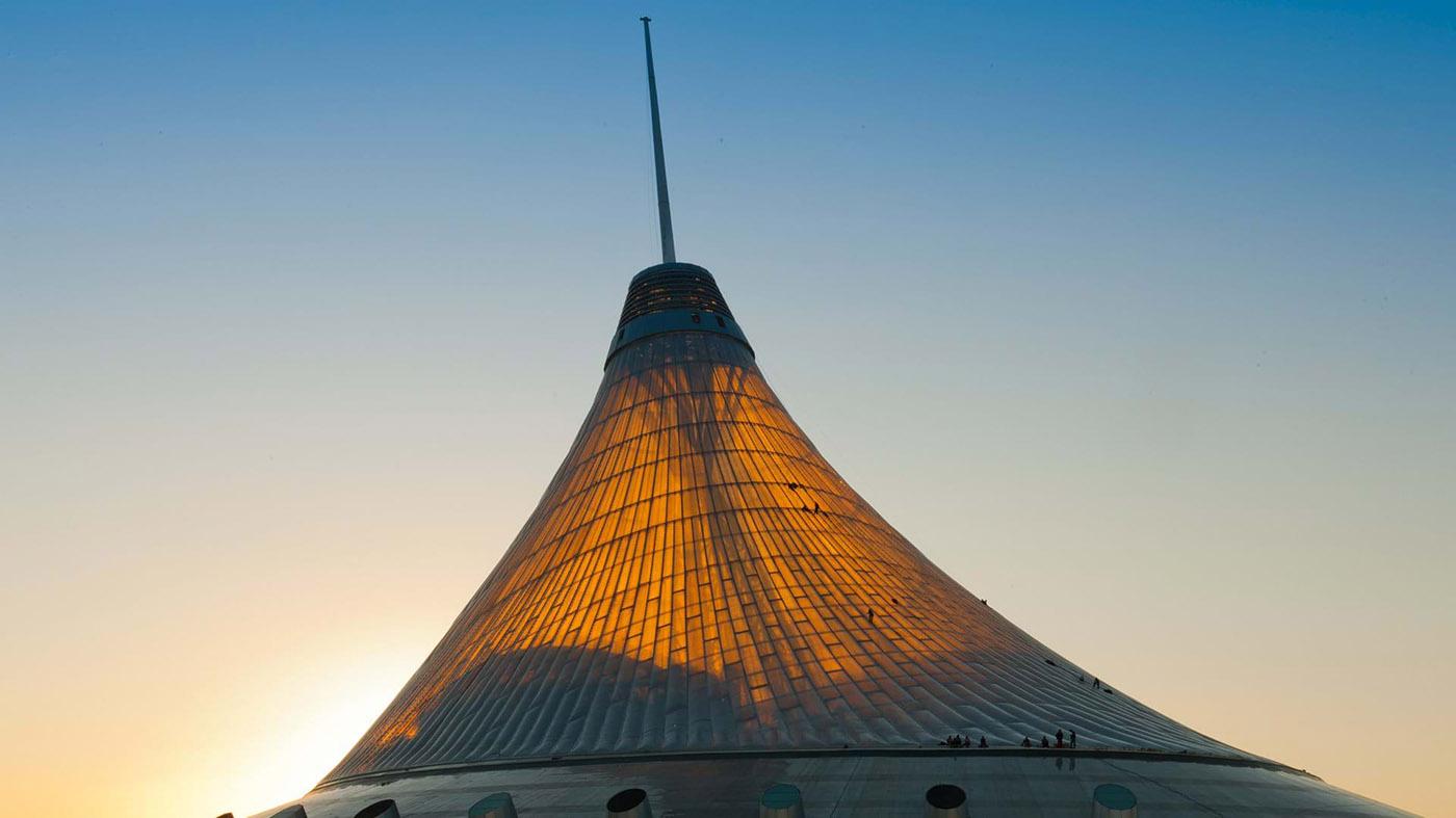 Norman Foster's Khan Shatyr Entertainment Center in Astana, Kazakhstan. Photo: Foster + Partners