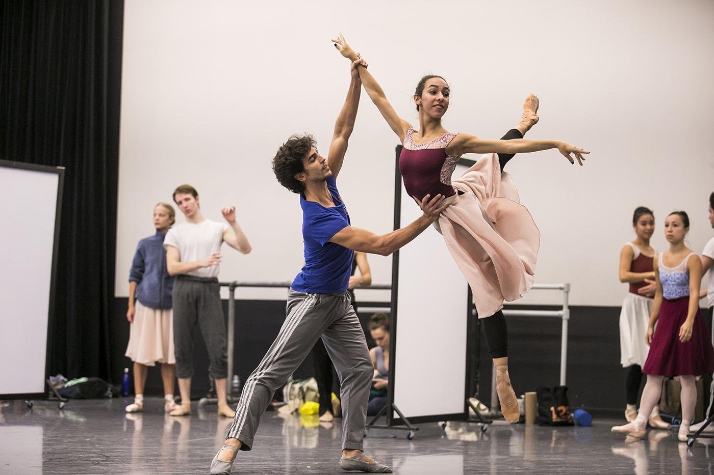 The Joffrey Ballet rehearsing a new Nutcracker. Photo: Todd Rosenberg