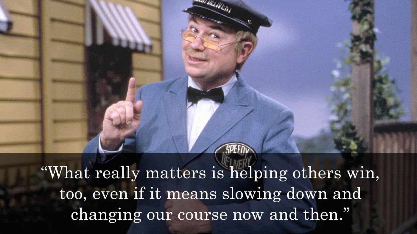 Mr McFeely on Mister Rogers