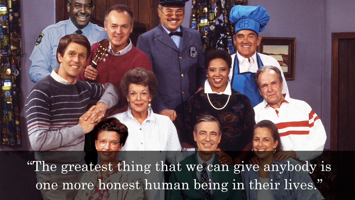 The cast of Mister Rogers' Neighborhood