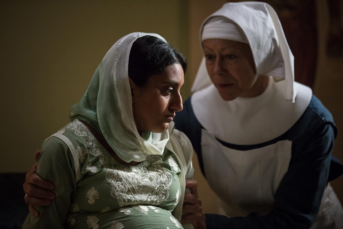Parveen Gani and Sister Julienne in Call the Midwife. Photo: Neal Street Productions