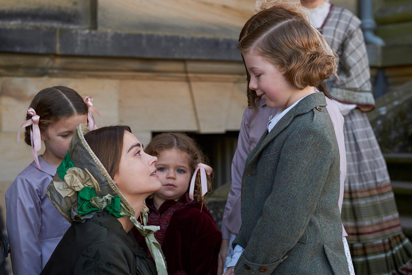 Victoria and her son Bertie. Photo: Justin Slee/ITV Plc for MASTERPIECE