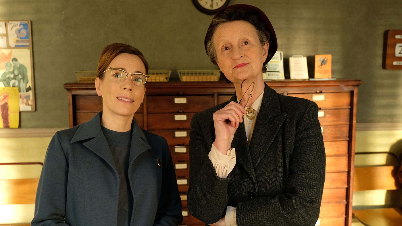Shelagh and Miss Higgins in Call the Midwife. Photo: BBC/Neal Street Productions
