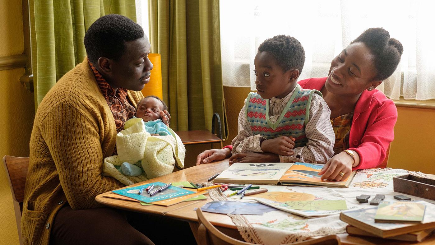 The Aidoo family in Call the Midwife.Photo: BBC/Neal Street Productions