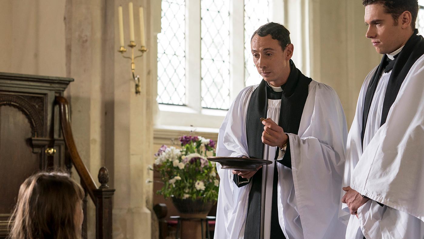 Will and Leonard in Grantchester. Photo: Kudos and MASTERPIECE
