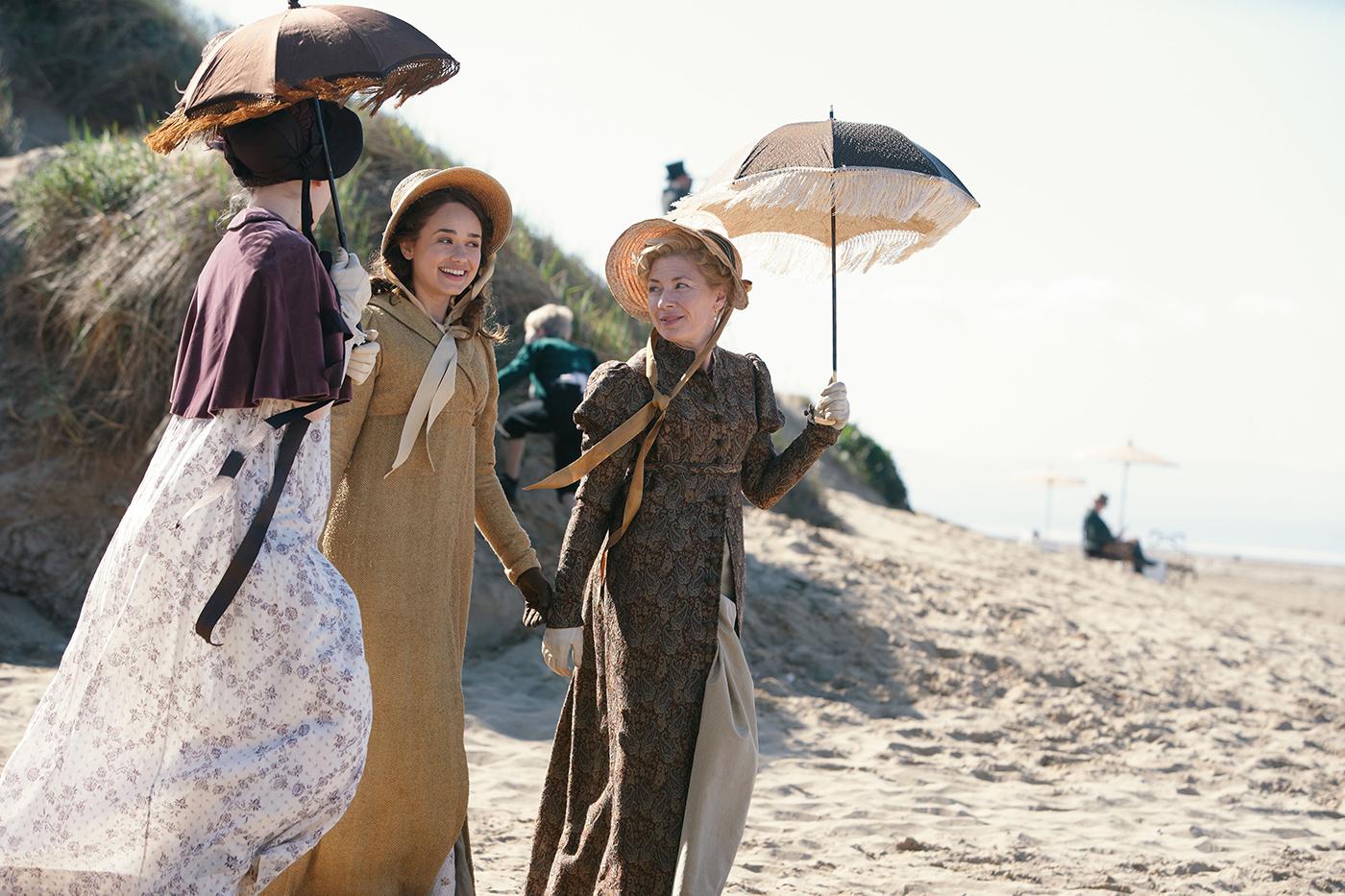 Clara Brerton, Charlotte Heywood, and Mary Parker in Sanditon. Photo: Red Planet Pictures/ITV 2019