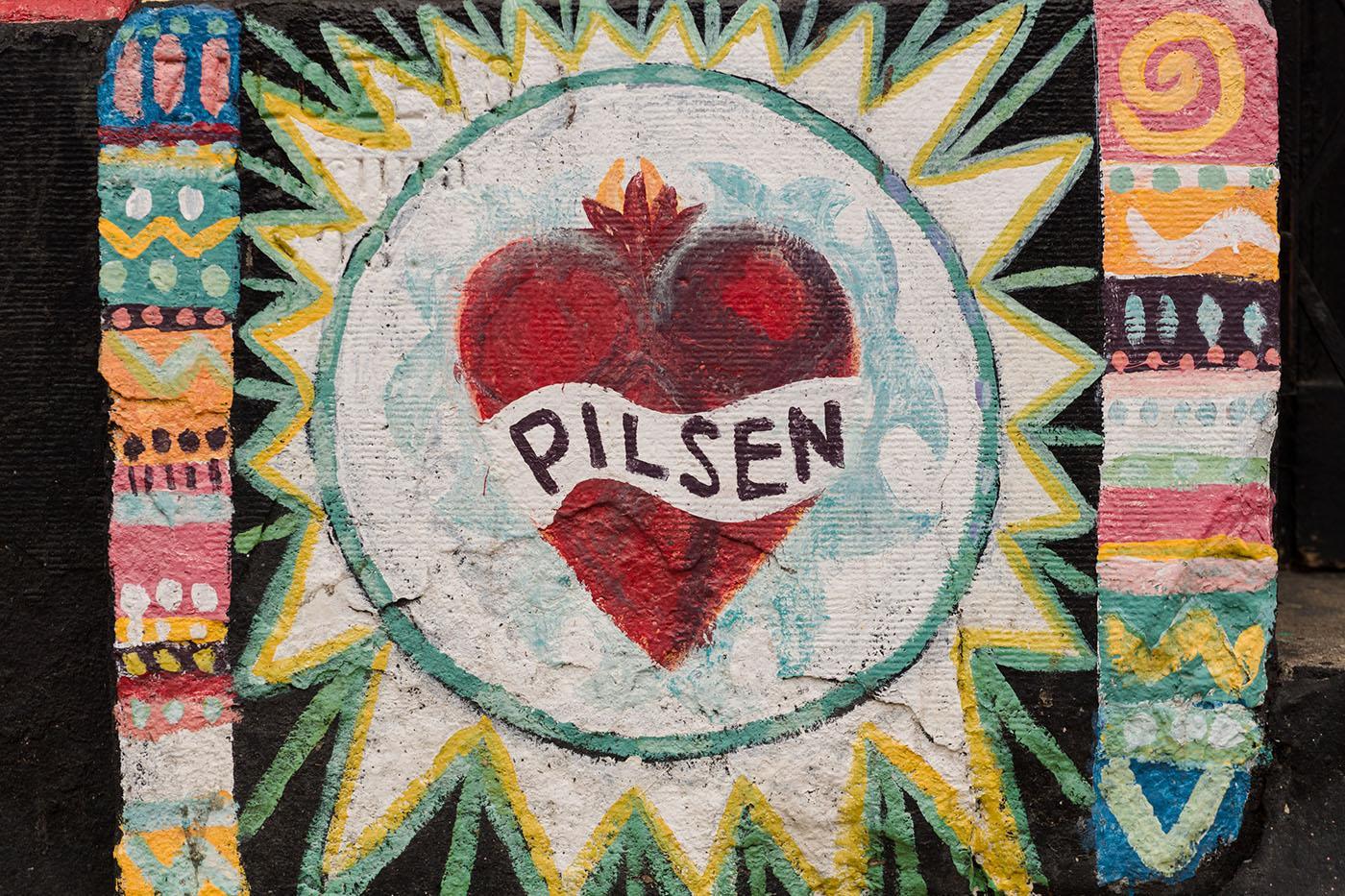 A mural in Pilsen. Photo: Ken Carl for WTTW 