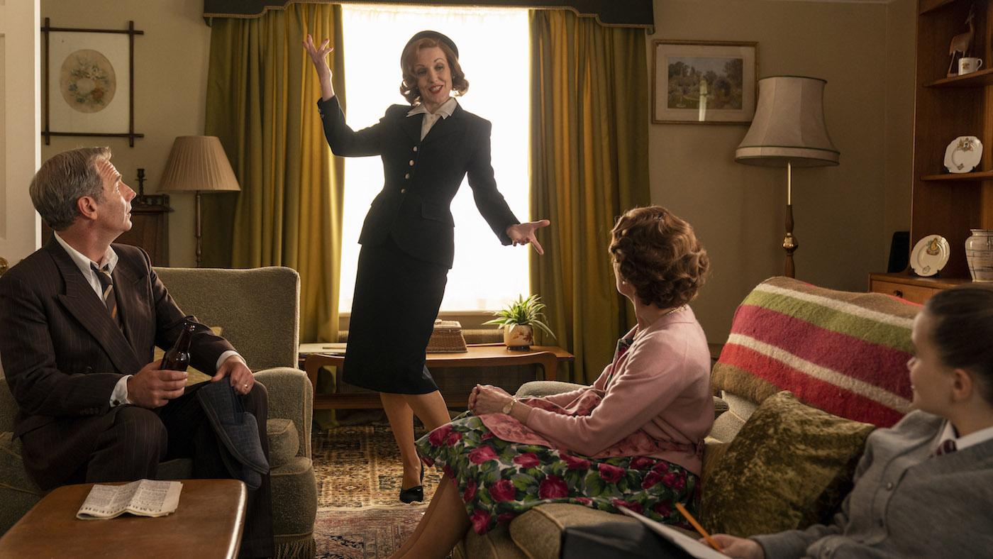 Geordie, Cathy, and her mother in 'Grantchester.' Photo: Kudos/ITV/Masterpiece