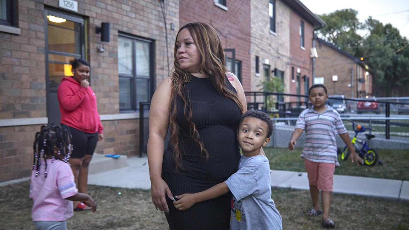 Melissa Fonseca in FIRSTHAND: Living in Poverty. Photo: WTTW/Liam Alexander