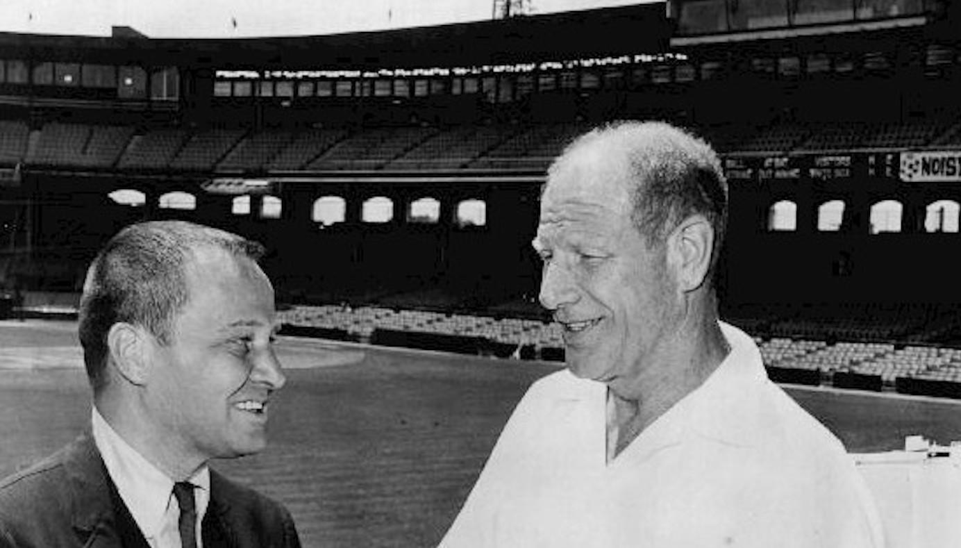 Bill Veeck with Jim McKay on Wide World of Sports in 1964. Photo: Wikimedia Commons