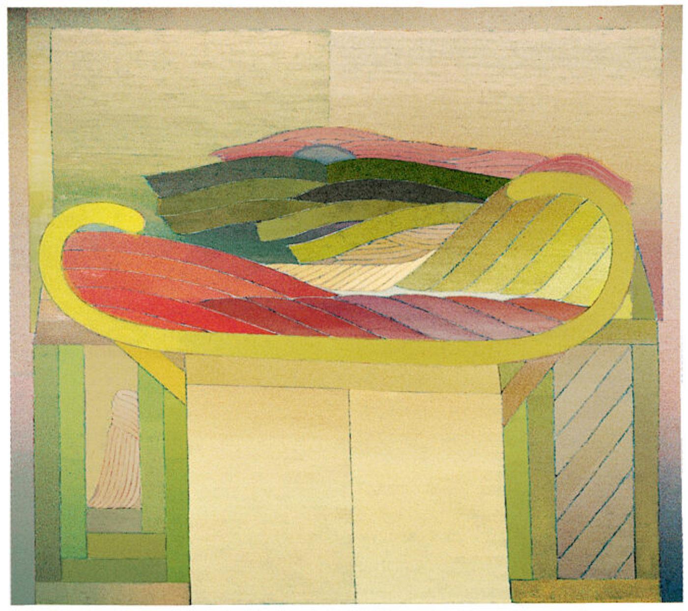 Miyoko Ito. Chinoiserie, 1970. Courtesy The Elmhurst University Art Collection