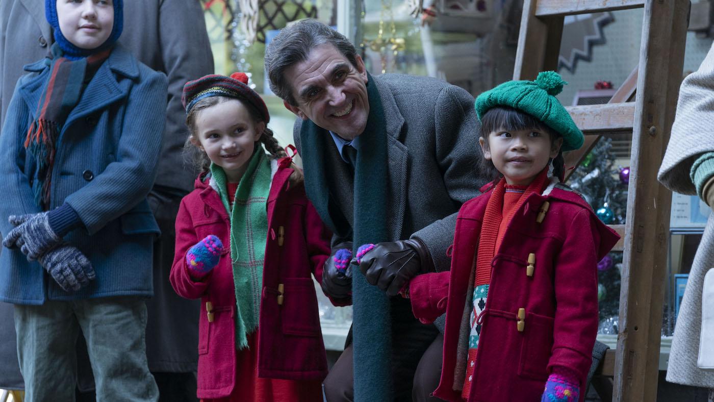 Dr. Turner with his children in Call the Midwife