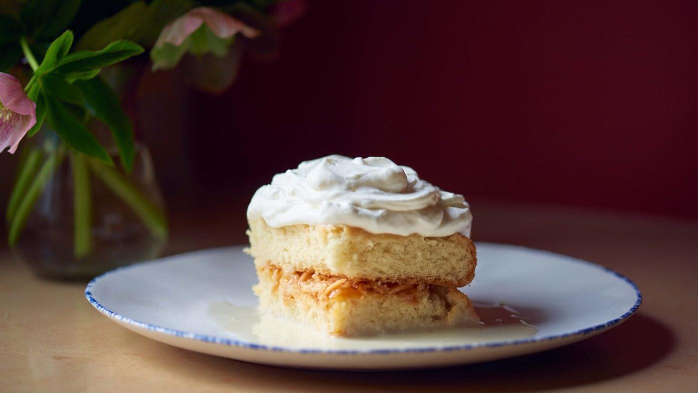 Vanilla Cake with Italian Meringue Frosting Recipe | MyRecipes