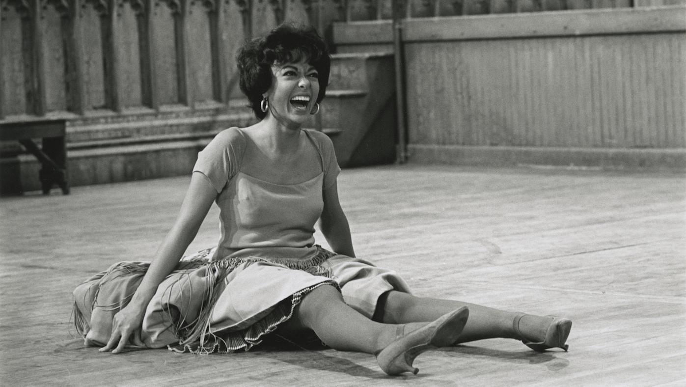 Rita Moreno in West Side Story rehearsals. Photo: MGM Media Licensing
