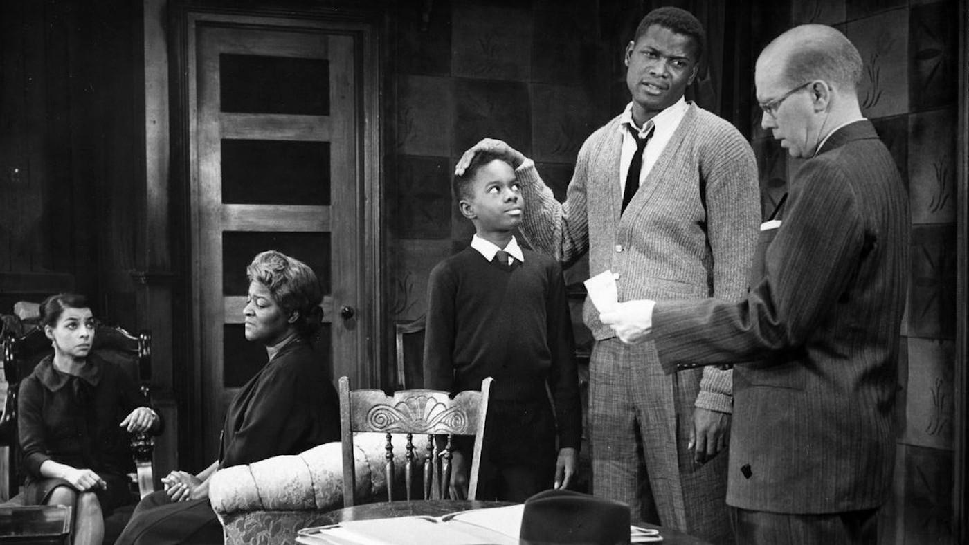 Sidney Poitier as Walter Lee Younger in the original 1959 stage production of Lorraine Hansberry's 'A Raisin in the Sun.' Photo: Wikimedia Commons/Friedman-Abeles, New York