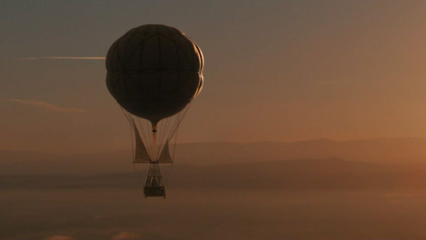 A hot air balloon in Around the World in 80 Days. Image: Masterpiece