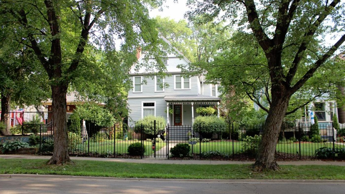 The Pollard Family home at 1928 W. Lunt Avenue in Chicago's Rogers Park. Photo: Courtesy Rogers Park/West Ridge Historical Society