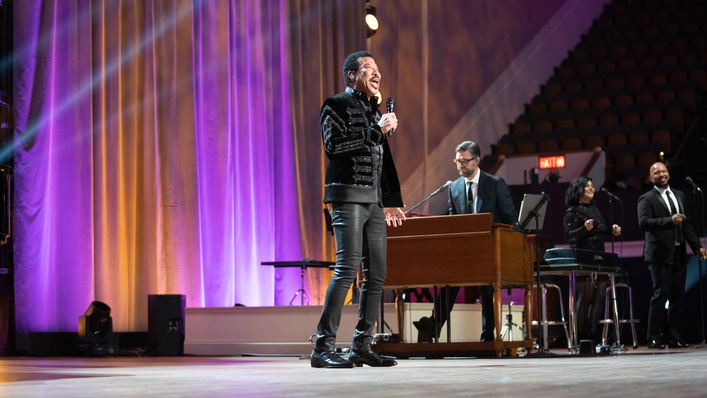 Lionel Richie at the Gershwin Prize ceremony. Photo: Joe Shymanski/Sora Devore