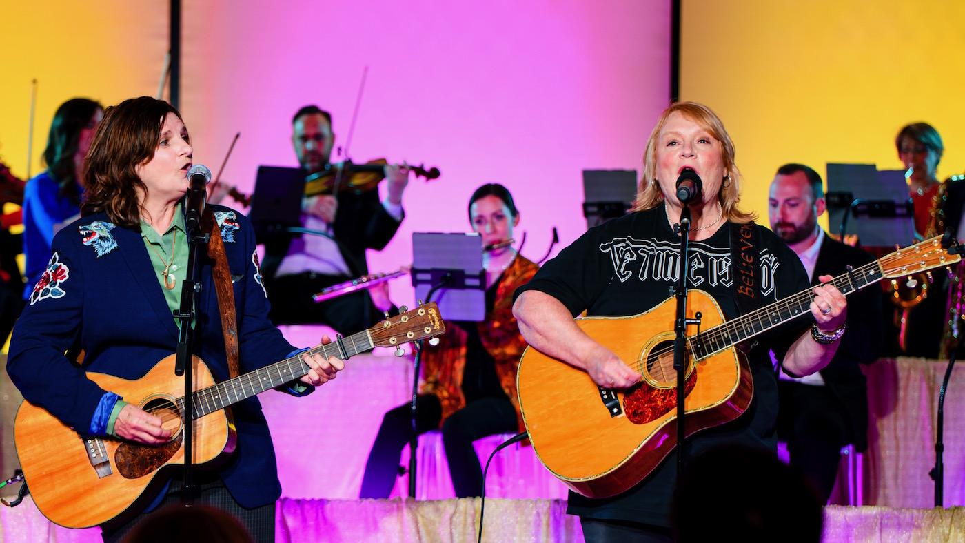 The Indigo Girls in True Colors: LGBTQ+ Our Stories, Our Songs. Photo: Kevin Parisi