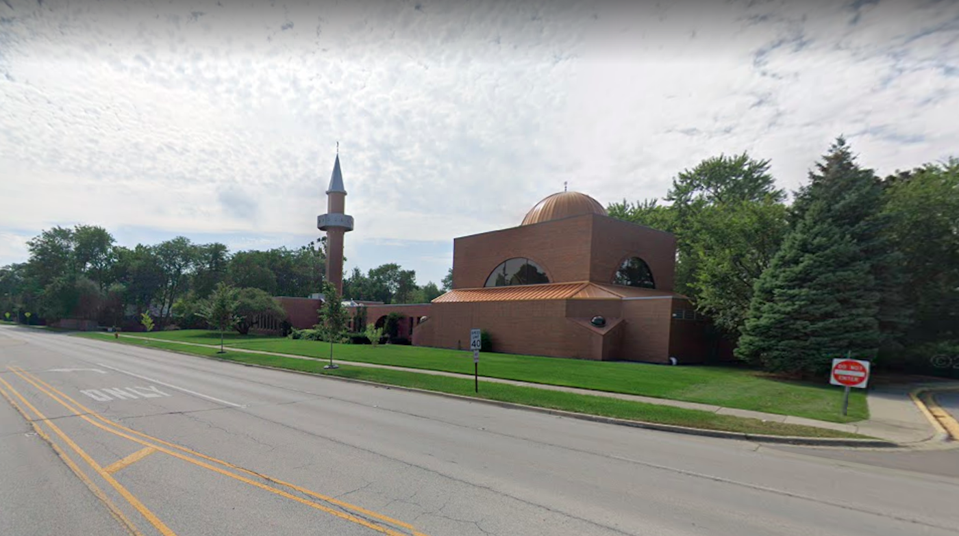 The Islamic Cultural Center of Greater Chicago in Northbrook. Image: Google Maps