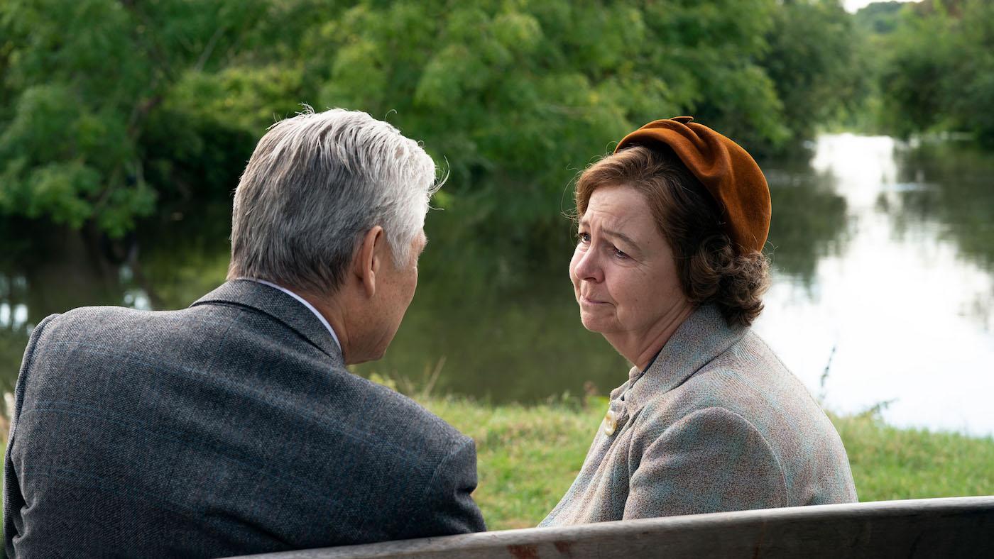 Jack and Mrs. C in Grantchester. Photo: Kudos Film and TV Ltd