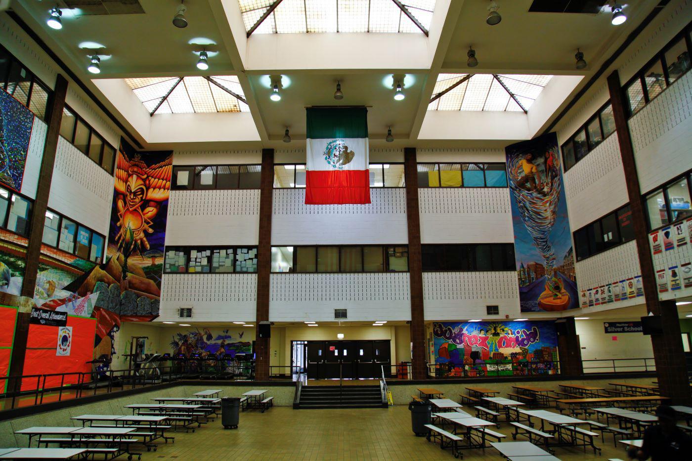 Interior of the Benito Juarez Community Academy
