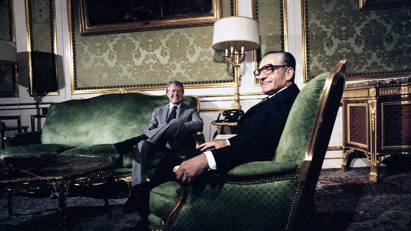 Jimmy Carter meets with Shah Mohammad Reza Pahlavi, 1979