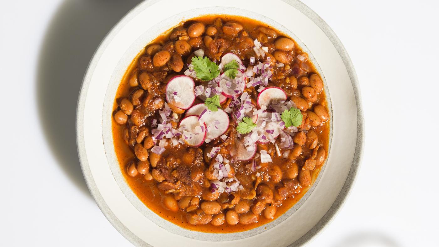 Pinto Beans with Bacon and Chipotle from Milk Street
