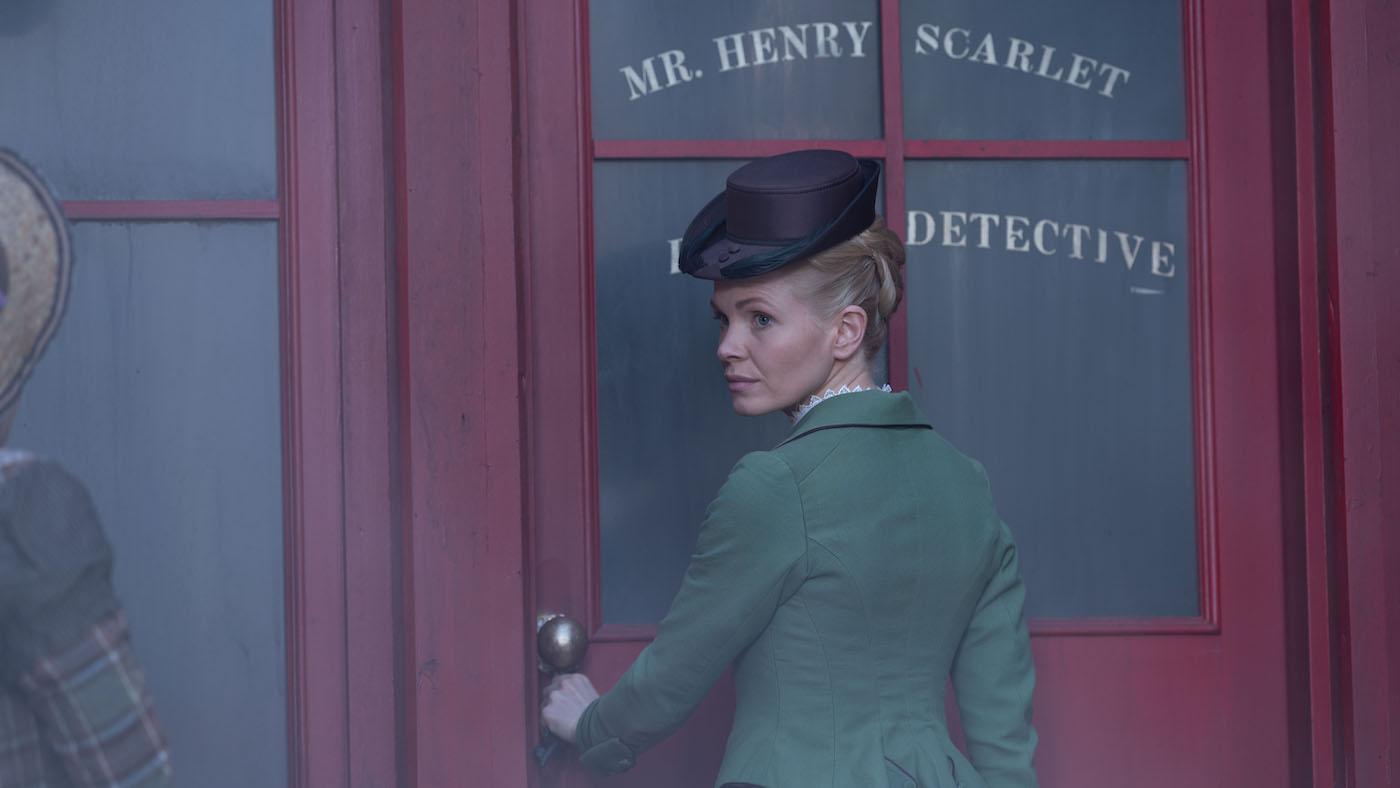 Eliza Scarlet in season 2 of Miss Scarlet and the Duke