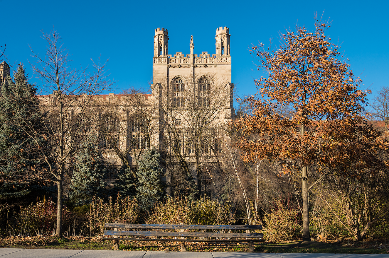 The William Rainey Harper Memorial Library at the University of Chicago