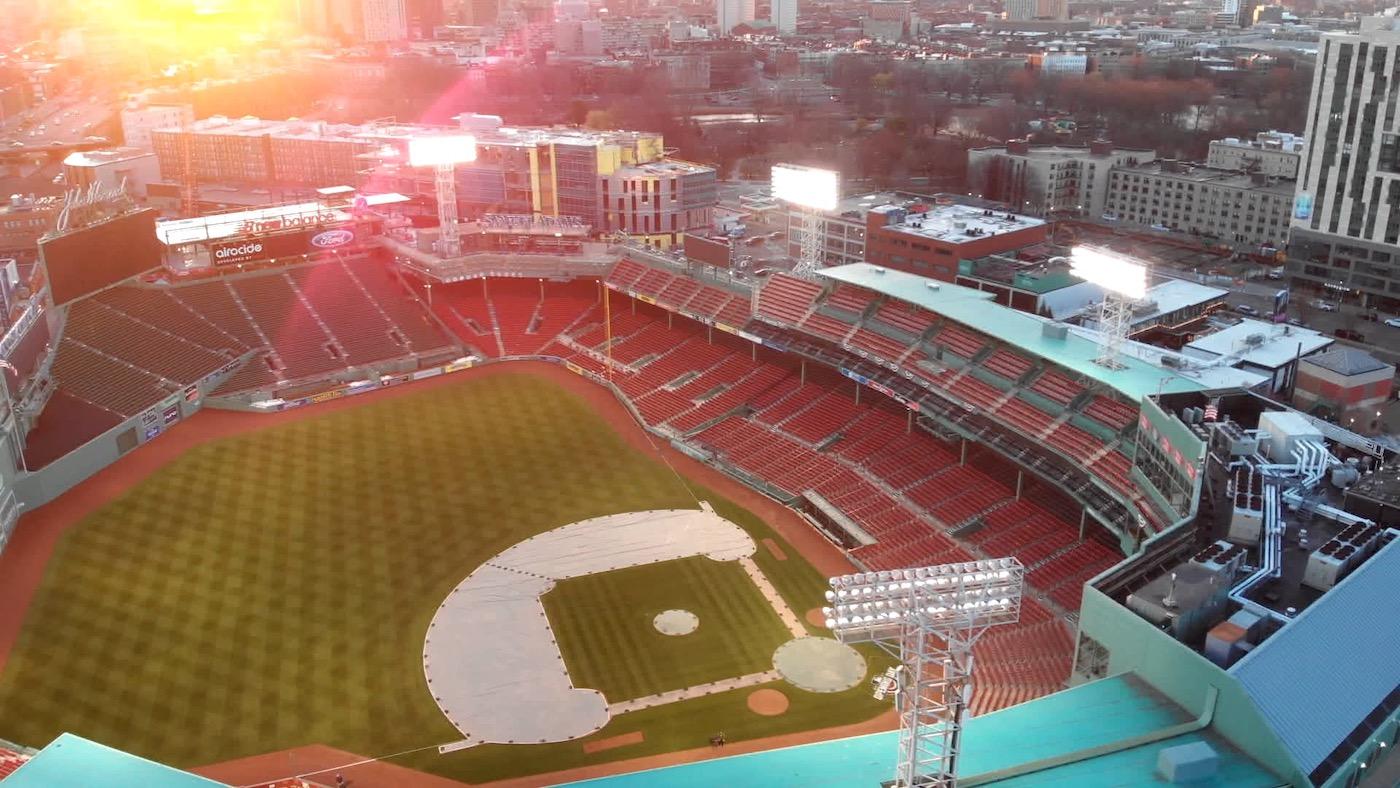 Fenway Park from the air