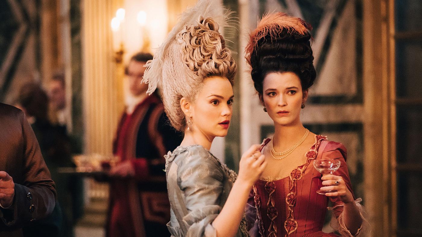 Marie Antoinette and Yolande look unsettled