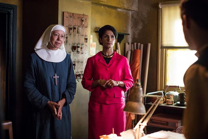 Sister Julienne and Mumtaz Gani in Call the Midwife. Photo: Neal Street Productions