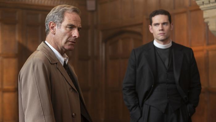 Geordie and Will in season 5 of 'Grantchester.' Photo: Masterpiece