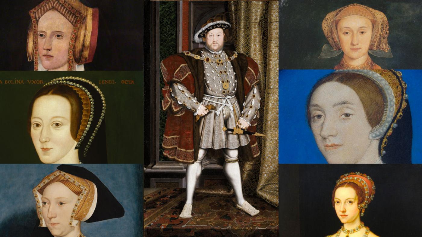 The six wives of King Henry VIII.