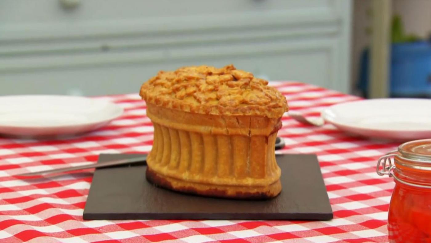 Paul Hollywood's Raised Game Pie from the Great British Baking Show. (PBS)