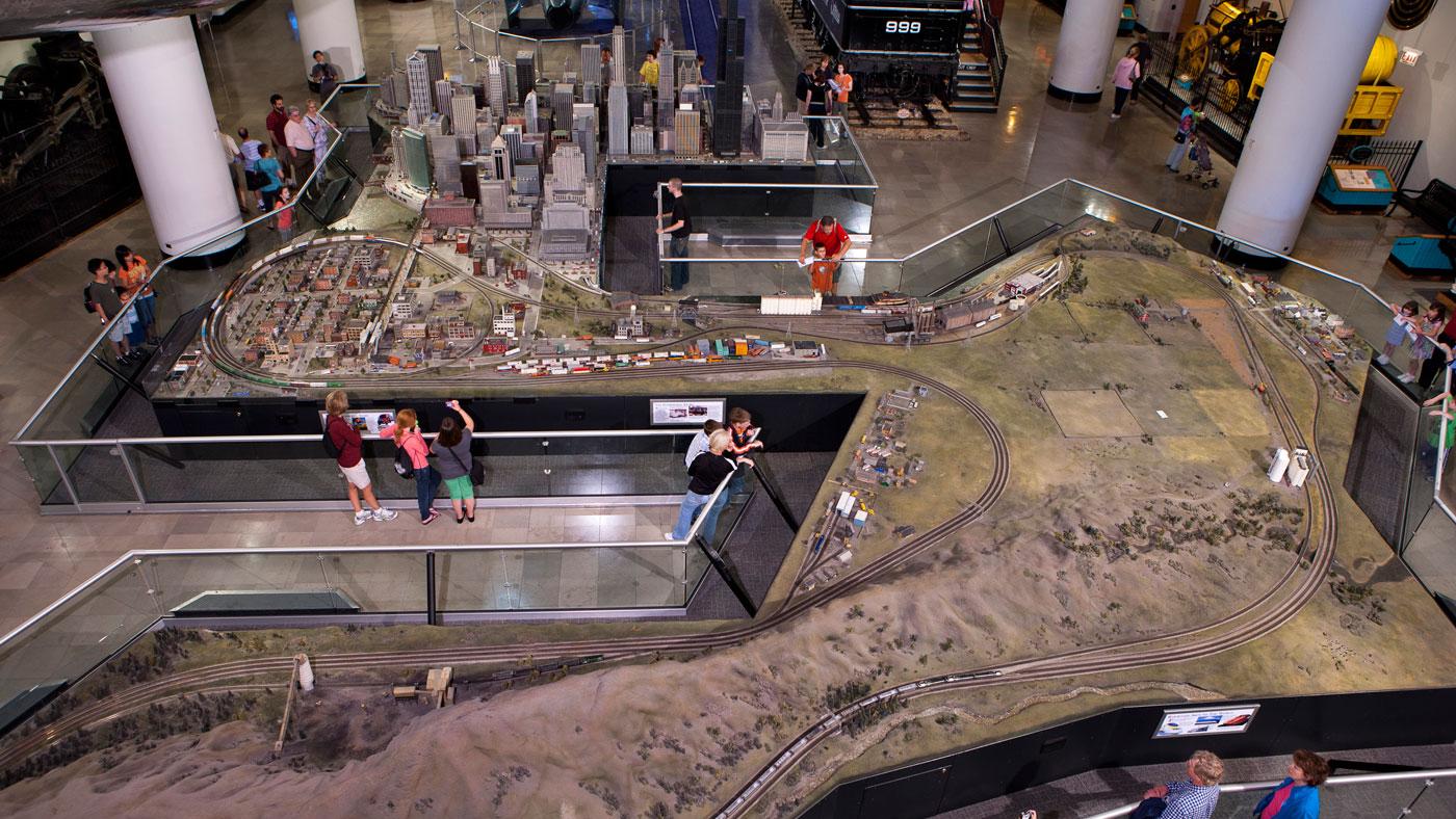 The Museum of Science and Industry's Great Train Story exhibit. (Courtesy of J.B. Spector/Museum of Science and Industry, Chicago)