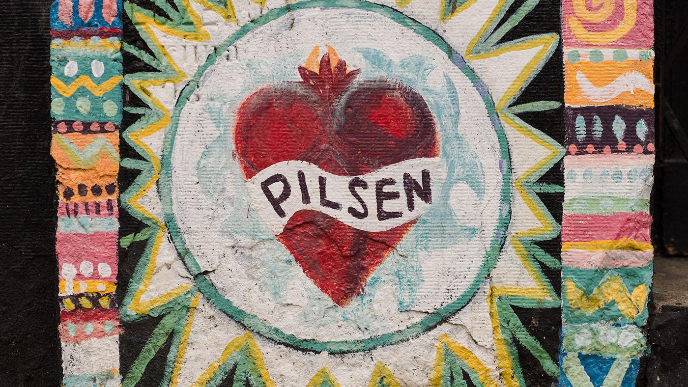 A mural in the Chicago neighborhood of Pilsen. (Ken Carl)