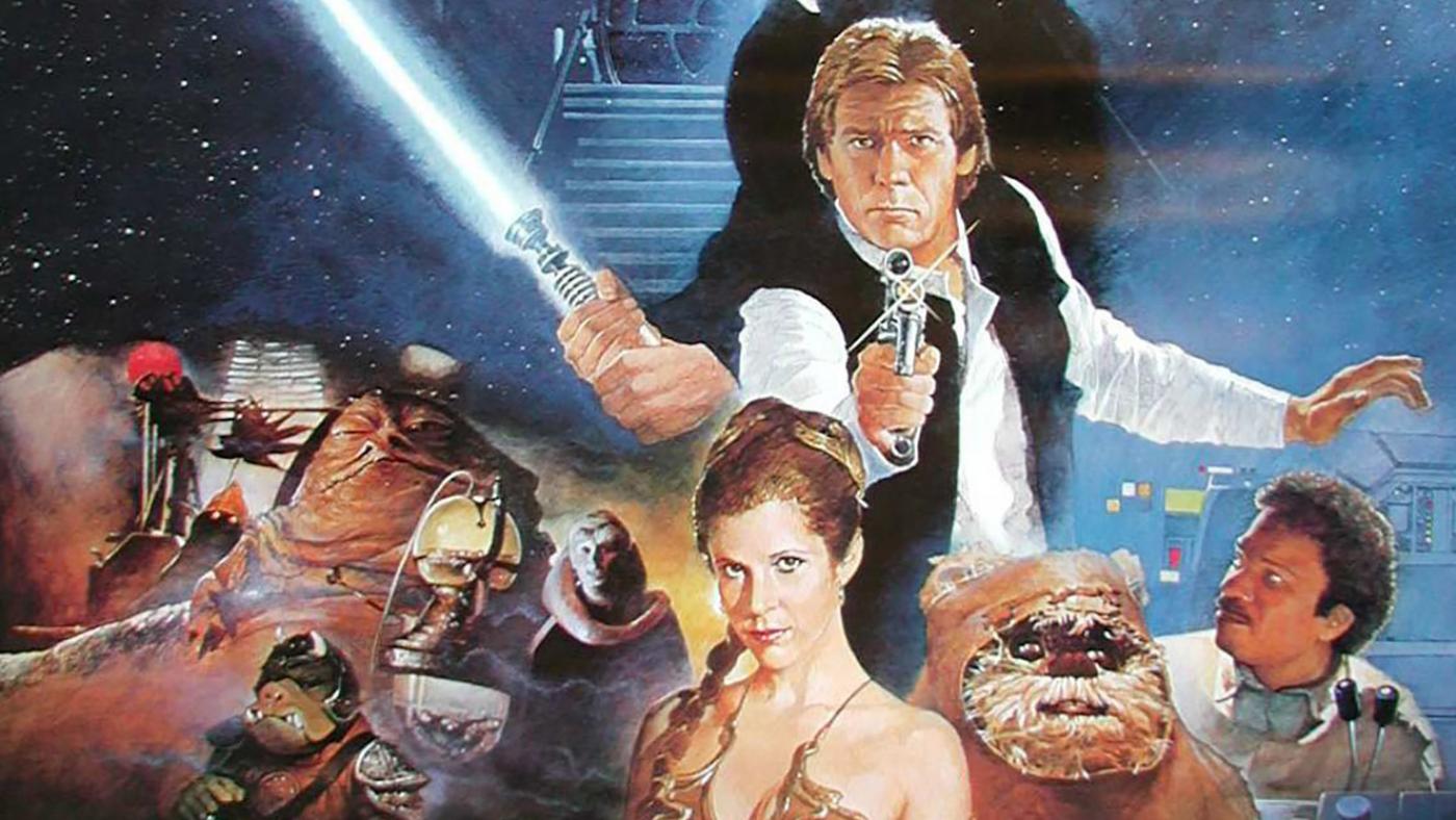 The original poster for 'Star Wars: Episode VI – Return of the Jedi.' 