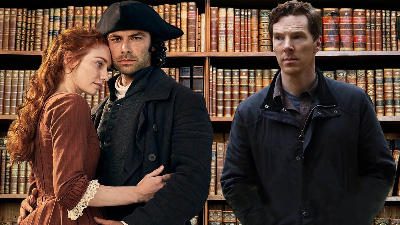 Poldark and Benedict Cumberbatch in The Child in Time. Photos: Mammoth Screen; Pinewood Television, SunnyMarch TV and MASTERPIECE 