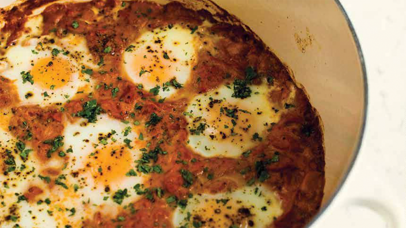 Curry Braised Eggs. Photo: Courtesy Milk Street