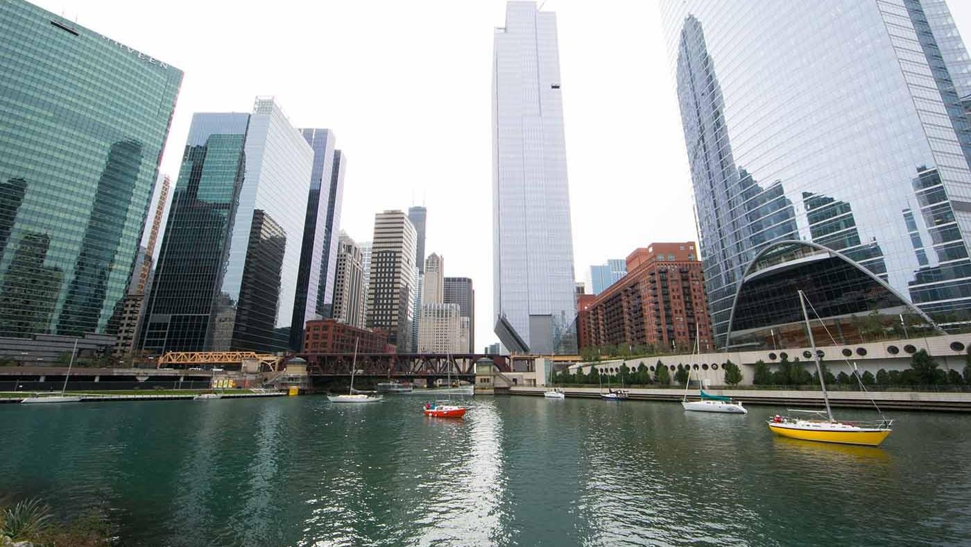 The Chicago River at Wolf Point. Photo: Kristan Lieb